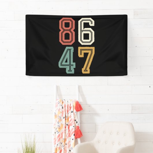 Classic 86 47 Anti Trump 2024 Impeach Spandoek (Insitu)