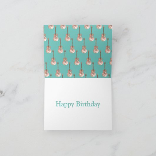 Classic Acoustic Guitars Rustic Kaart (Binnen)