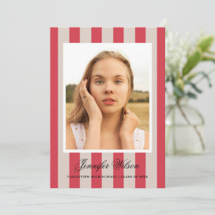 Classic Afstudeerder afstuderen aankondiging