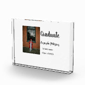 Classic afstuderen Voeg foto toe Naam klasse jaar (Rechts)