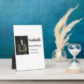 Classic afstuderen Voeg foto toe Naam klasse jaar  Fotoplaat (Zijkant)