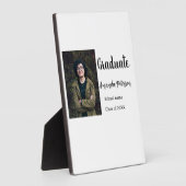 Classic afstuderen Voeg foto toe Naam klasse jaar  Fotoplaat (Zijkant)