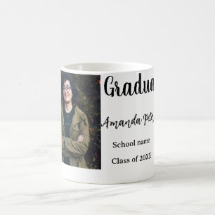 Classic afstuderen Voeg foto toe Naam klasse jaar Koffiemok