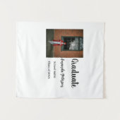 Classic afstuderen Voeg foto toe Naam klasse jaar Wandkleed (Voorkant (horizontaal))