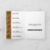 Classic Aged Paper Pastor Appreciation Card Kaart (Binnen)