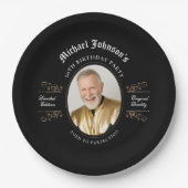 Classic Aged to Perfection 50ste verjaardagsfeestj Papieren Bordje (Voorkant)