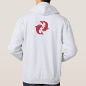 Classic Aikido van Santa Barbara design hoodie (Achterkant)