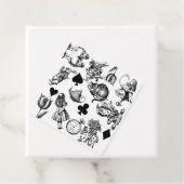 Classic Alice in Wonderland Characters: Origineel Bedankjes Labels (In situ)