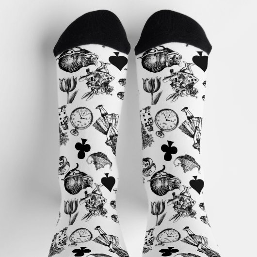 Classic Alice in Wonderland Characters: Origineel Sokken (Top)