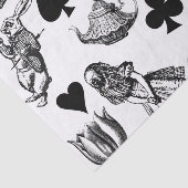 Classic Alice in Wonderland Characters: Origineel Tissuepapier (Detail)