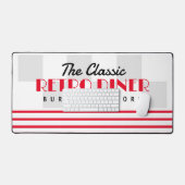 Classic American 50's diner restaurant retro style Bureaumat (Keyboard & Muis)