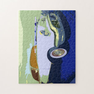 Classic American Car Jigzaag Puzzle Legpuzzel