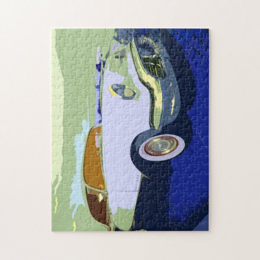 Classic American Car Jigzaag Puzzle Legpuzzel (Verticaal)