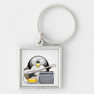 Classic American Guitar and Amplifier Tux Sleutelhanger