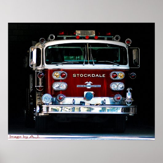 Classic American LaFrance Poster (Voorkant)