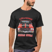 Classic American Museum Car Chevelle SS T-shirt (Voorkant)