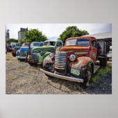 CLASSIC AMERICAN TRUCK LINEUP POSTER (Voorkant)