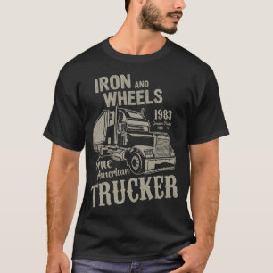 Classic American Trucks 1983 Iron and Wheels T-shirt
