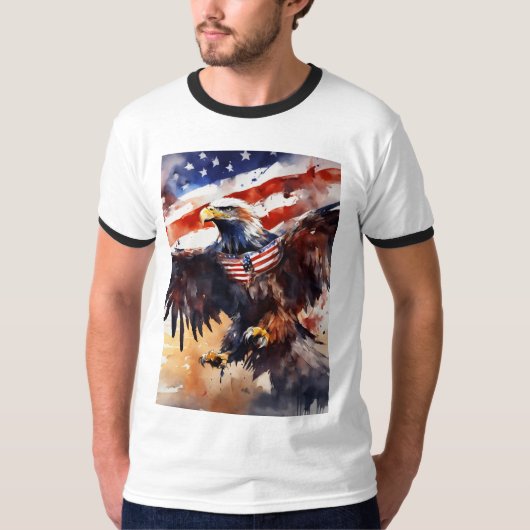 Classic Americana: Tijdloos traditioneel Tattoo de T-shirt (Voorkant)