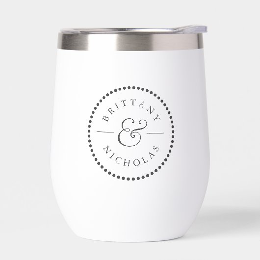 Classic Ampersand Dot Lijst Gepersonaliseerde brui (Links)