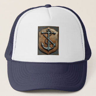 Classic Anchor Emblem – Vintage Maritime Design Trucker Pet