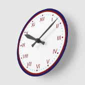 Classic and Elegant Roman Numeral Ronde Klok (Hoek)