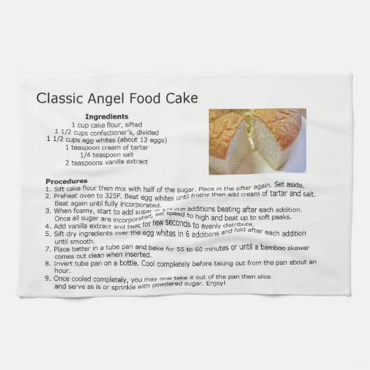 Classic Angel Food Cake Recipe Theedoek (Horizontaal)