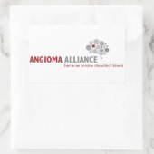 Classic Angioma Alliance Logo Gear Rechthoekige Sticker (Tas)