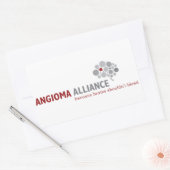 Classic Angioma Alliance Logo Gear Rechthoekige Sticker (Envelop)