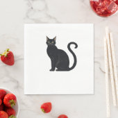 Classic Arched Back Cat –  Halloween Silhou Servet (Insitu)