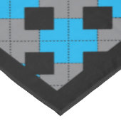 Classic Argyle Blue Black Diamond, speciaal gepers Tafelkleed (Gekanteld)