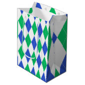 Classic Argyle Pattern - Golffeest Medium Cadeauzakje (Voorkant Gekanteld)