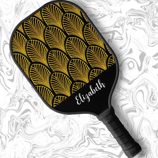 Classic Art Deco elegant cadeau voor moeder Pickleball Paddle