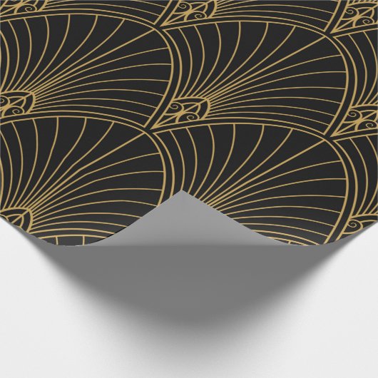 Classic Art Deco Seamless Pattern. Geometric Styli Cadeaupapier (Hoek)
