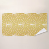 Classic Art Deco Seamless Pattern. Geometrische St Badhanddoek (Badhanddoek)