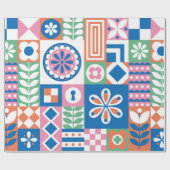 Classic Art Deco Seamless Pattern. Geometrische St Cadeaupapier (Vlak)