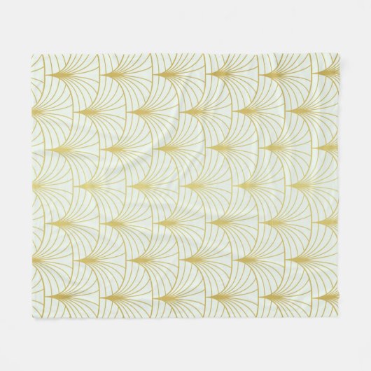 Classic Art Deco Seamless Pattern. Geometrische St Fleece Deken (Voorkant (Horizontaal))