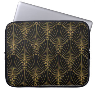 Classic Art Deco Seamless Pattern. Geometrische St Laptop Sleeve