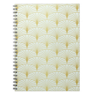 Classic Art Deco Seamless Pattern. Geometrische St Notitieboek