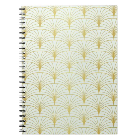 Classic Art Deco Seamless Pattern. Geometrische St Notitieboek (Voorkant)