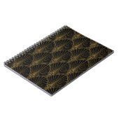 Classic Art Deco Seamless Pattern. Geometrische St Notitieboek (Linkerzijde)