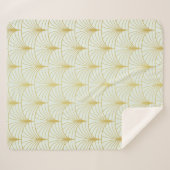 Classic Art Deco Seamless Pattern. Geometrische St Sherpa Deken (Voorkant (horizontaal))