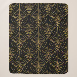 Classic Art Deco Seamless Pattern. Geometrische St Sherpa Deken