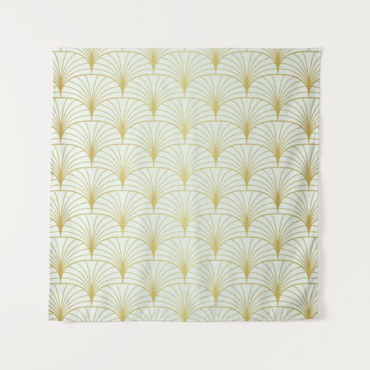 Classic Art Deco Seamless Pattern. Geometrische St Wandkleed (Voorkant)
