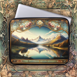 Classic Art Nouvea Landscape Art Laptop Sleeve