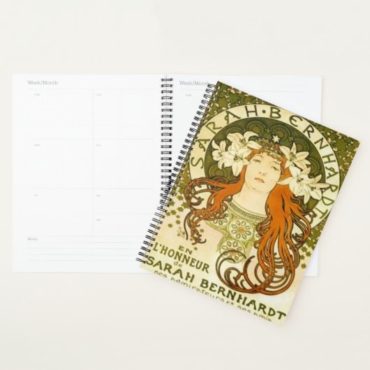 Classic Art Nouveau Poster Design Planner (Display)