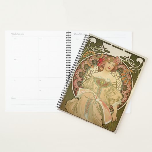 Classic Art Nouveau Poster Design Planner (Display)