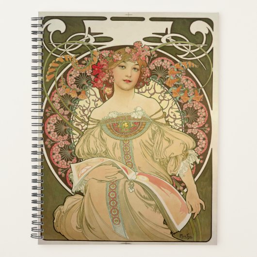 Classic Art Nouveau Poster Design Planner (Voorkant)