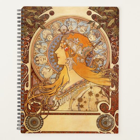Classic Art Nouveau Poster Design Planner (Voorkant)