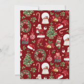 Classic Assorted Cadeaus Kerst Vrijgezellenfeest Kaart (Achterkant)